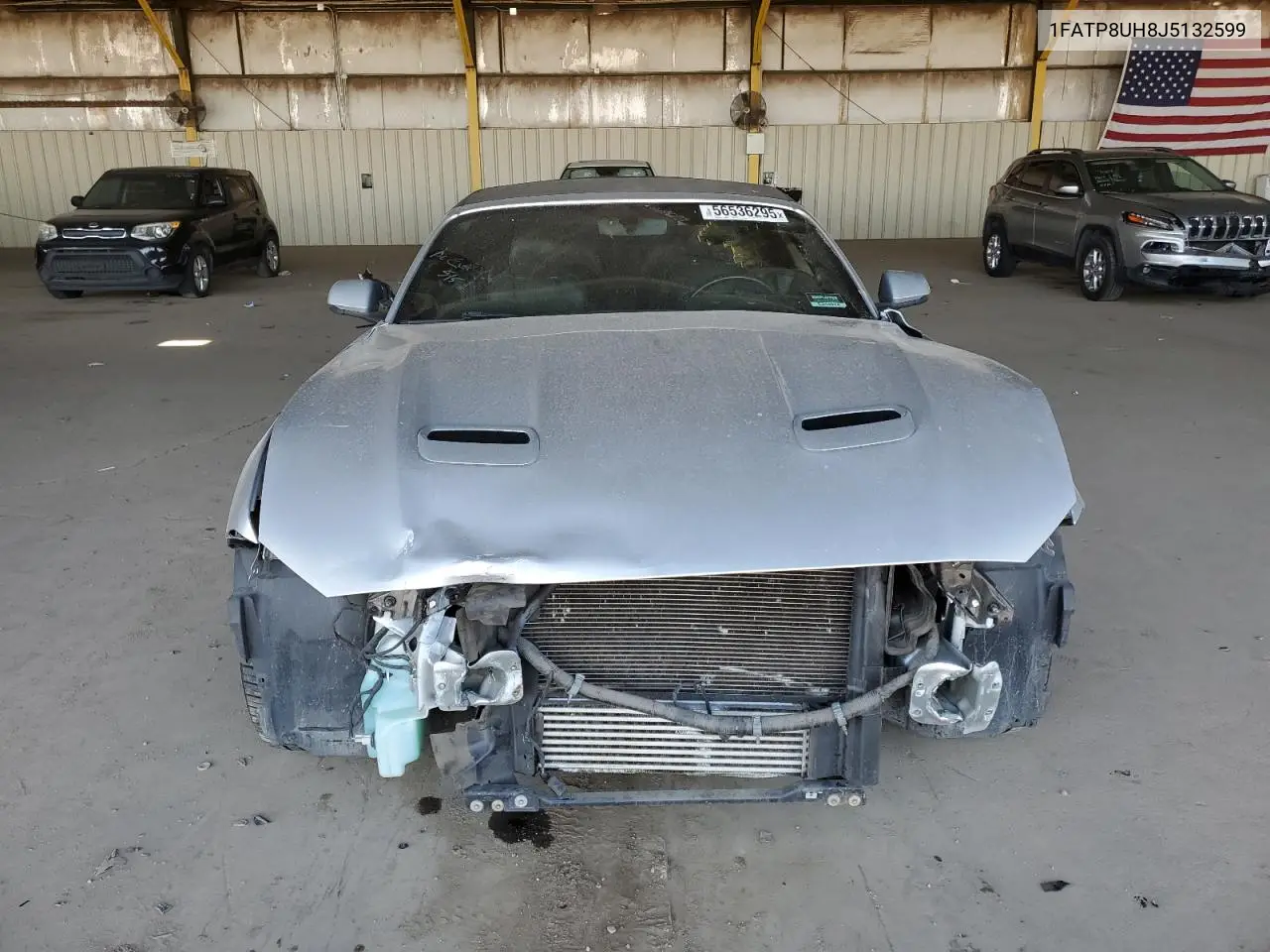 2018 Ford Mustang VIN: 1FATP8UH8J5132599 Lot: 56536295