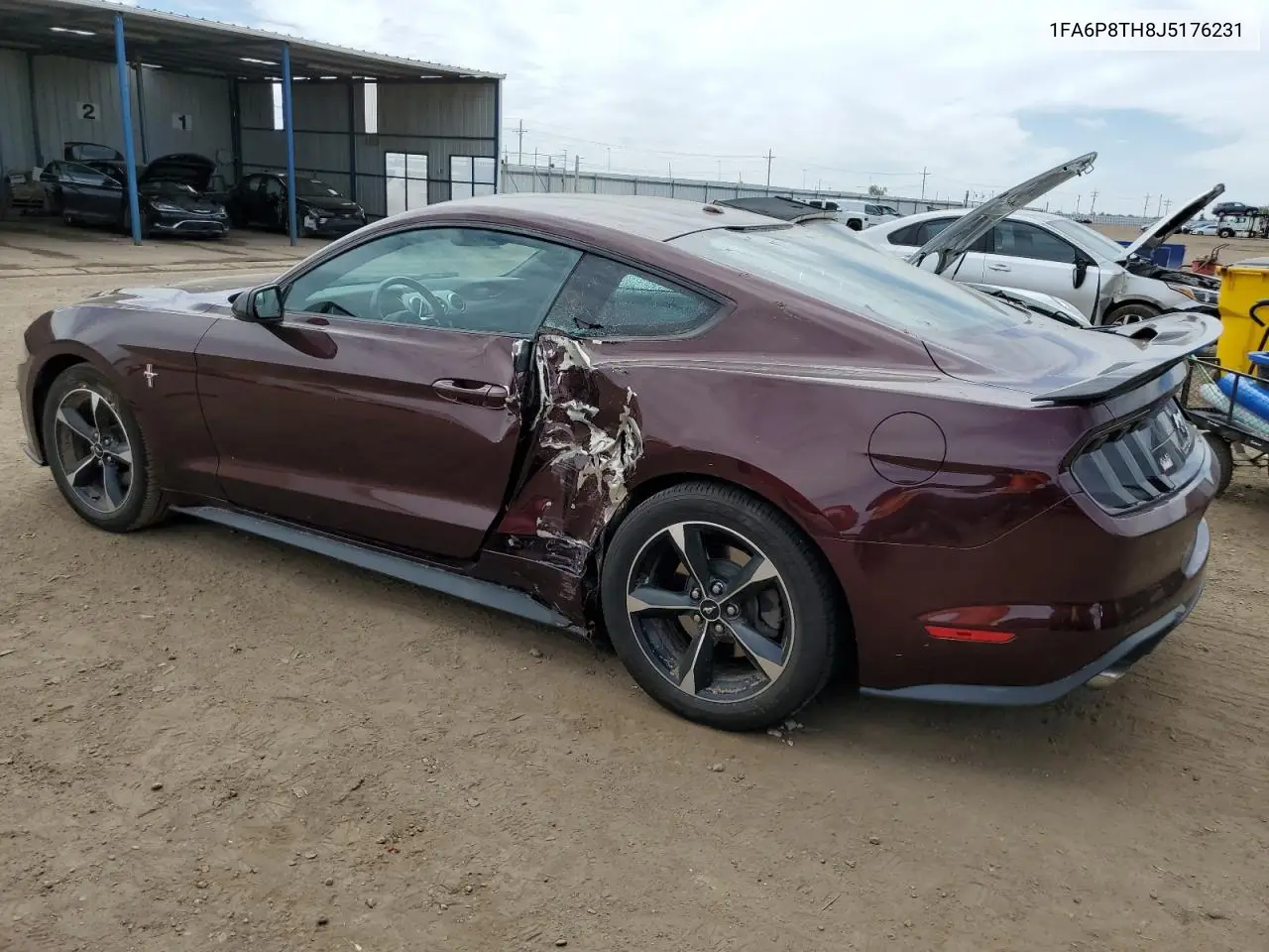 2018 Ford Mustang VIN: 1FA6P8TH8J5176231 Lot: 56849505