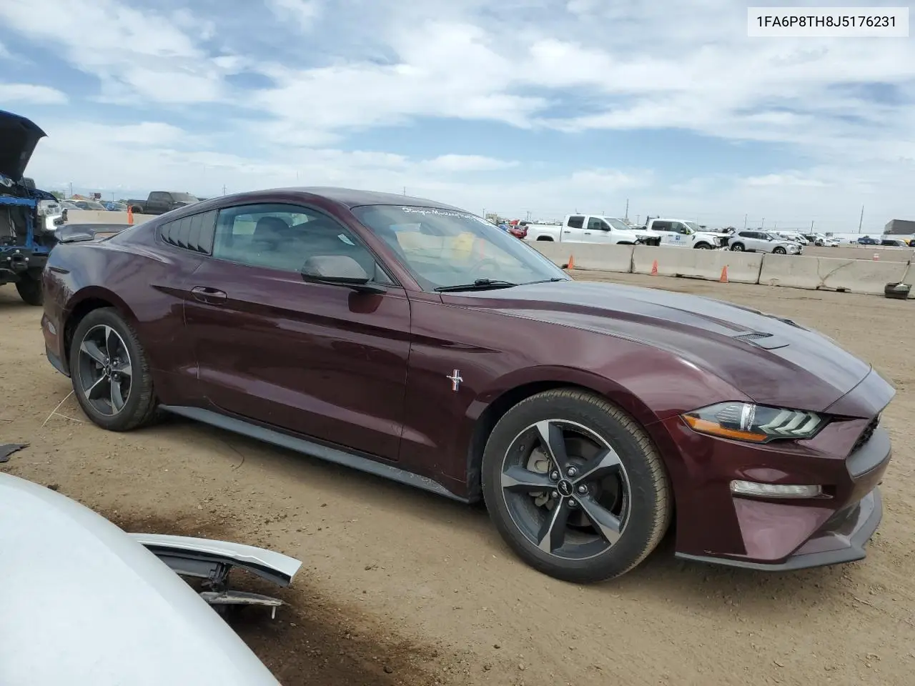 2018 Ford Mustang VIN: 1FA6P8TH8J5176231 Lot: 56849505