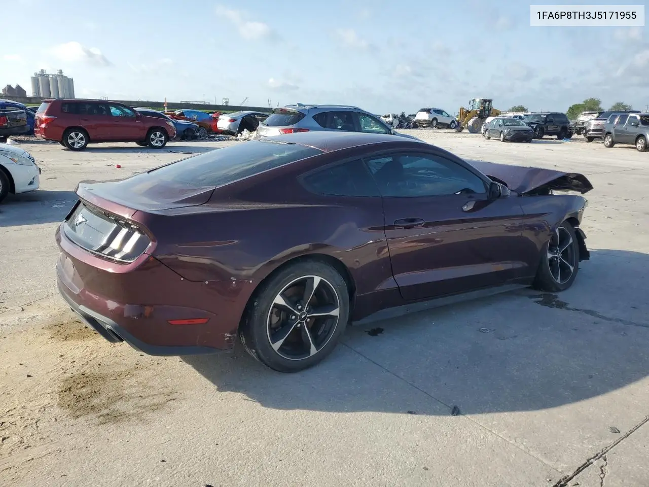 2018 Ford Mustang VIN: 1FA6P8TH3J5171955 Lot: 56920295