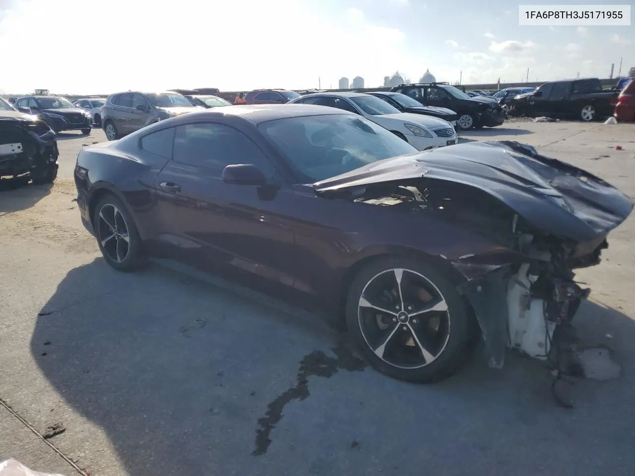 2018 Ford Mustang VIN: 1FA6P8TH3J5171955 Lot: 56920295