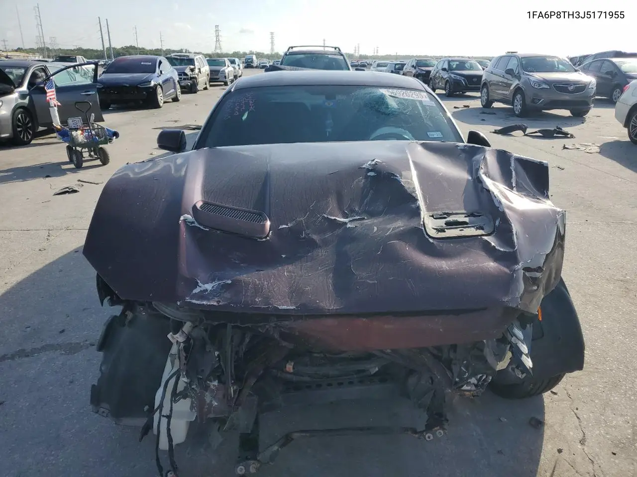 2018 Ford Mustang VIN: 1FA6P8TH3J5171955 Lot: 56920295
