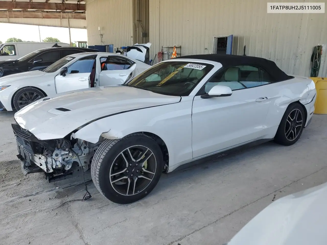 2018 Ford Mustang VIN: 1FATP8UH2J5111005 Lot: 56922055
