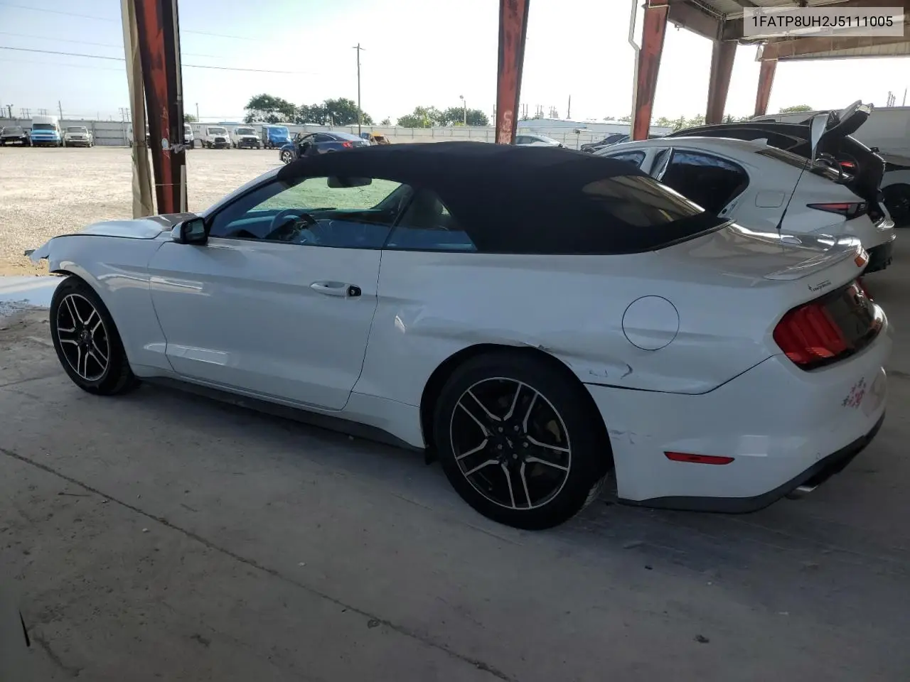 2018 Ford Mustang VIN: 1FATP8UH2J5111005 Lot: 56922055