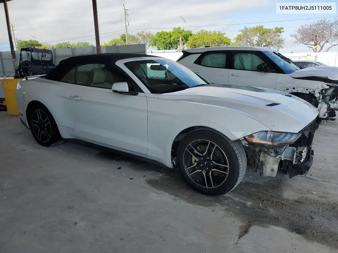 2018 Ford Mustang VIN: 1FATP8UH2J5111005 Lot: 56922055