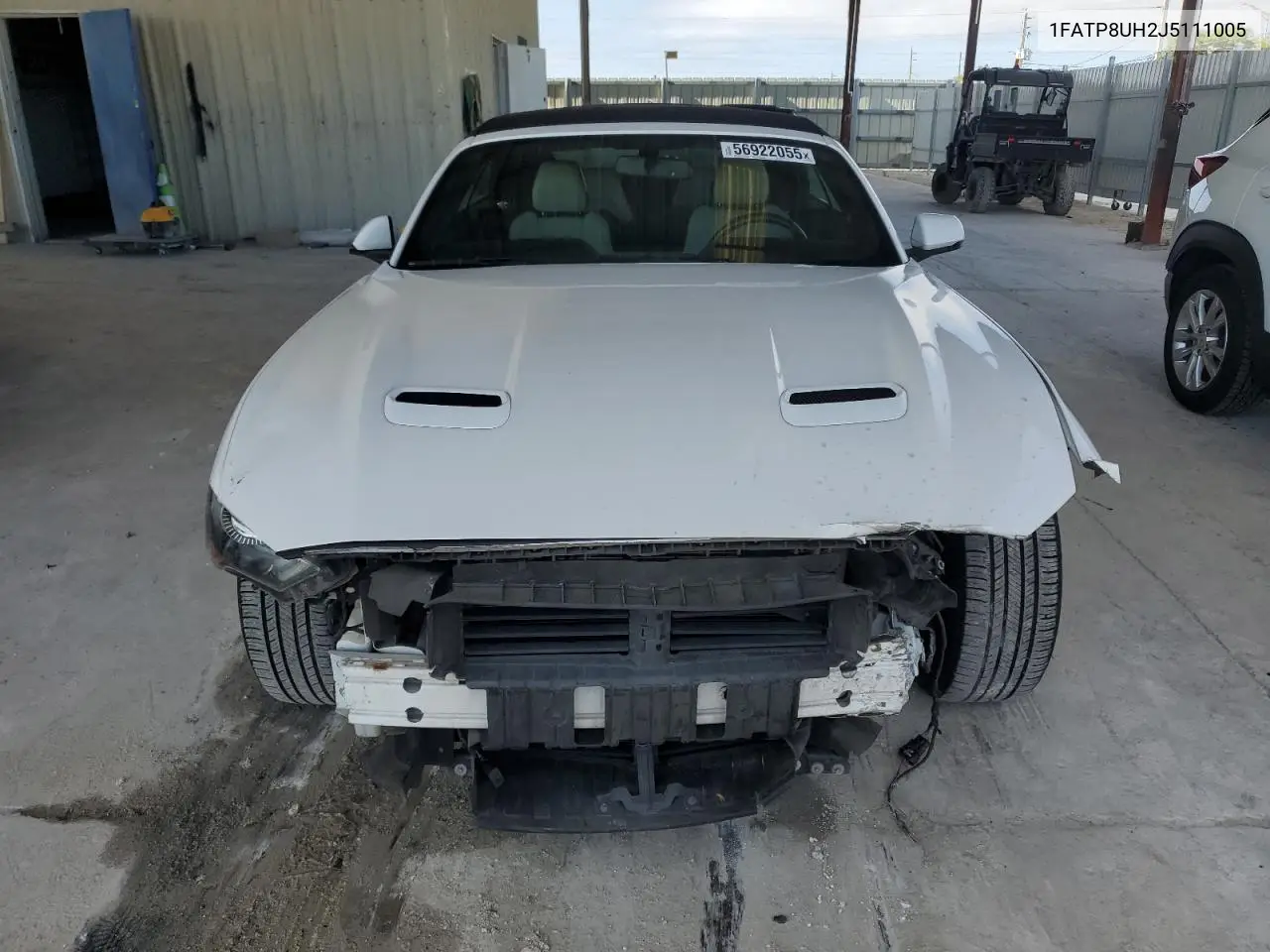 2018 Ford Mustang VIN: 1FATP8UH2J5111005 Lot: 56922055