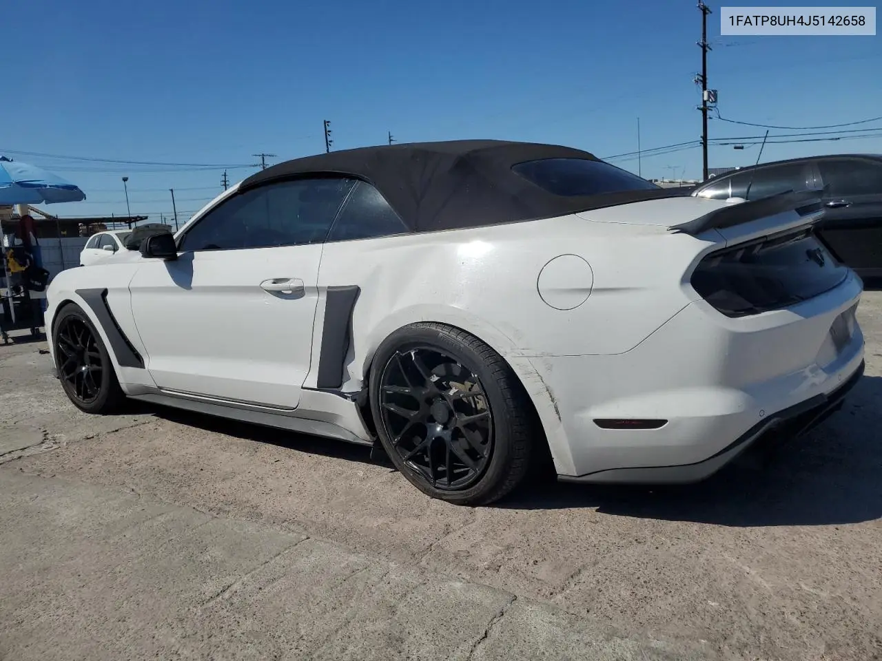 2018 Ford Mustang VIN: 1FATP8UH4J5142658 Lot: 61258255