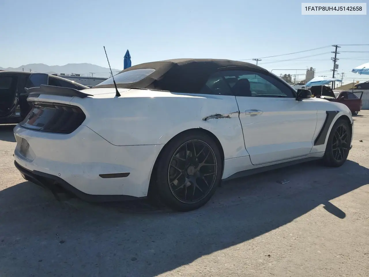 2018 Ford Mustang VIN: 1FATP8UH4J5142658 Lot: 61258255
