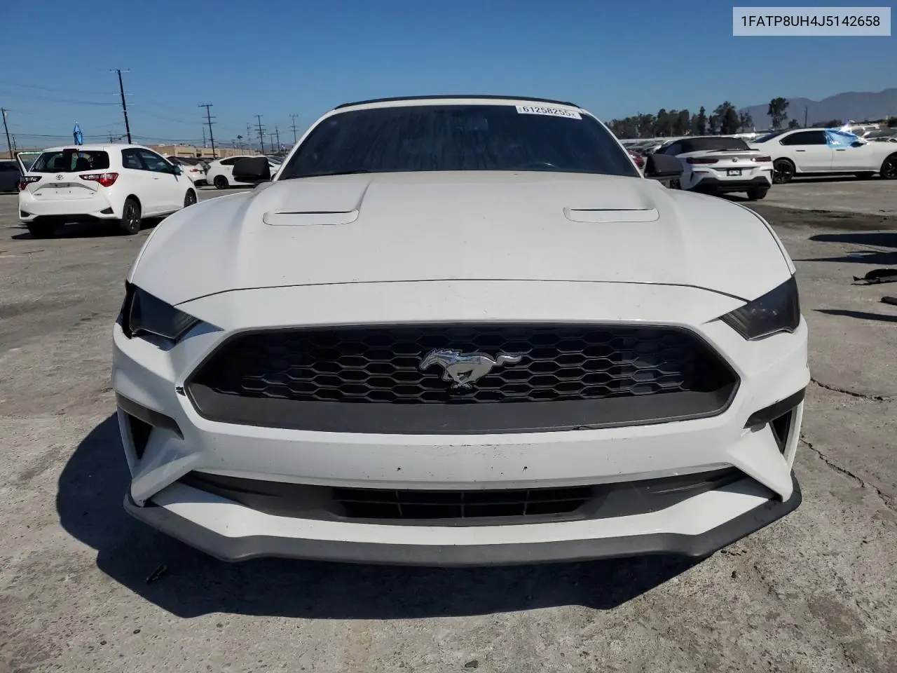2018 Ford Mustang VIN: 1FATP8UH4J5142658 Lot: 61258255