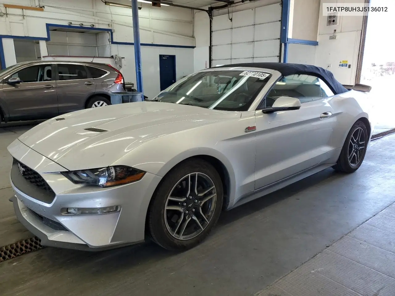 2018 Ford Mustang VIN: 1FATP8UH3J5136012 Lot: 62730105