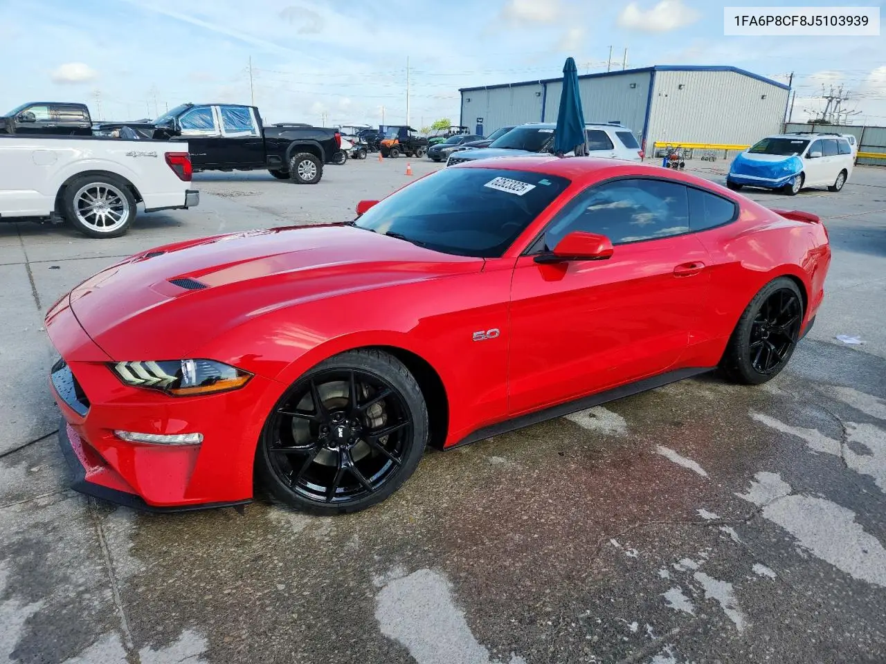 2018 Ford Mustang Gt VIN: 1FA6P8CF8J5103939 Lot: 62823325