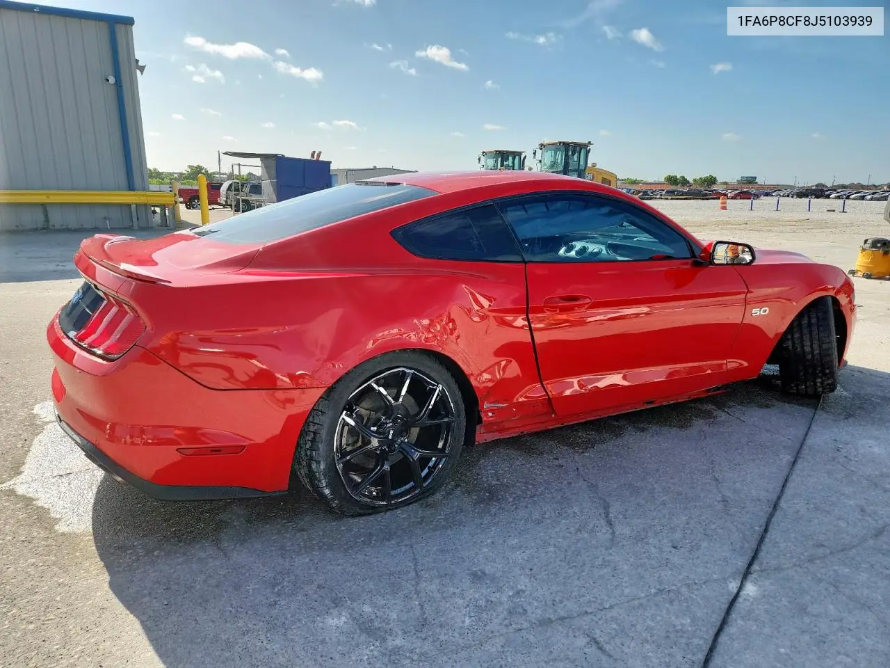 2018 Ford Mustang Gt VIN: 1FA6P8CF8J5103939 Lot: 62823325