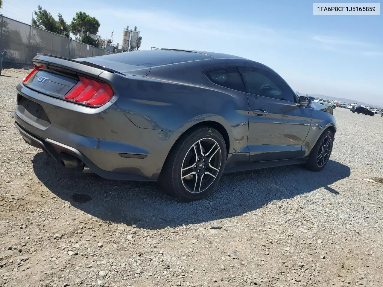 2018 Ford Mustang Gt VIN: 1FA6P8CF1J5165859 Lot: 64135575
