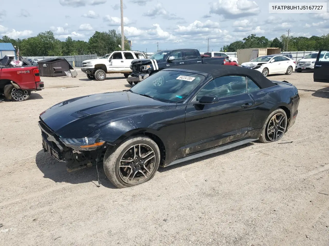 2018 Ford Mustang VIN: 1FATP8UH1J5167727 Lot: 64234785