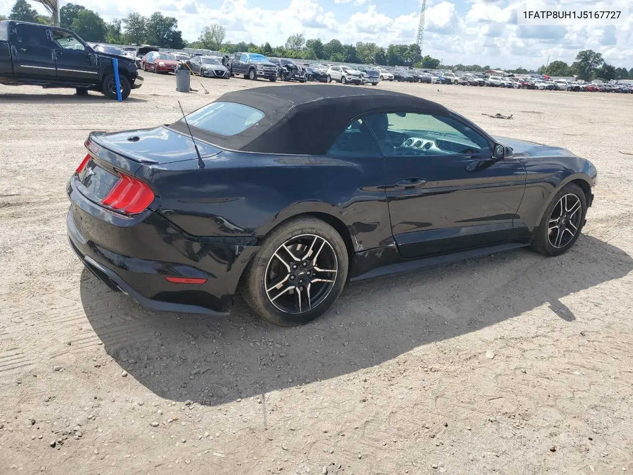 2018 Ford Mustang VIN: 1FATP8UH1J5167727 Lot: 64234785