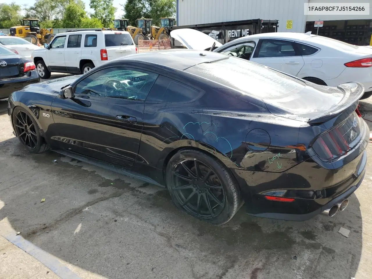 2018 Ford Mustang Gt VIN: 1FA6P8CF7J5154266 Lot: 64374225