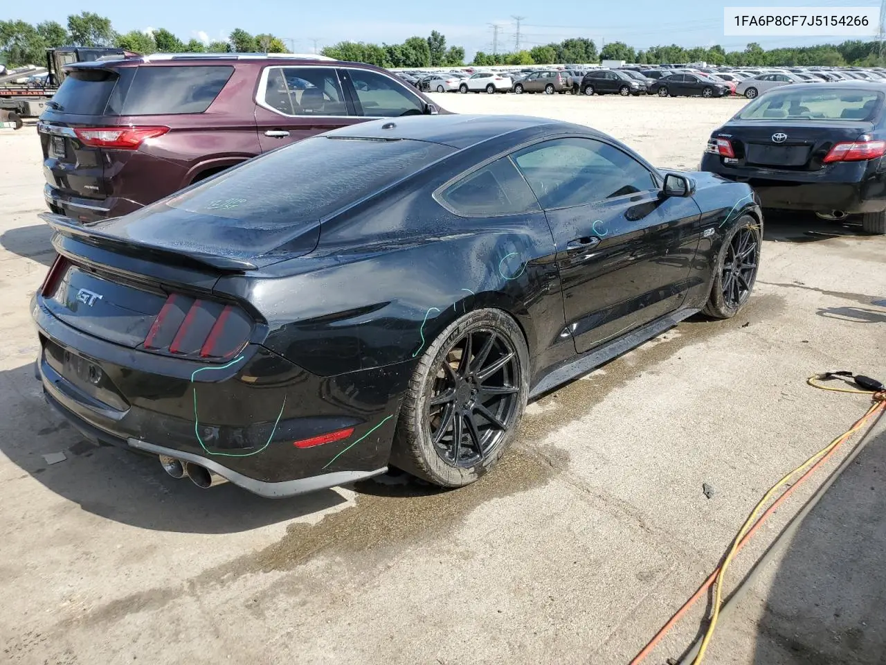 2018 Ford Mustang Gt VIN: 1FA6P8CF7J5154266 Lot: 64374225
