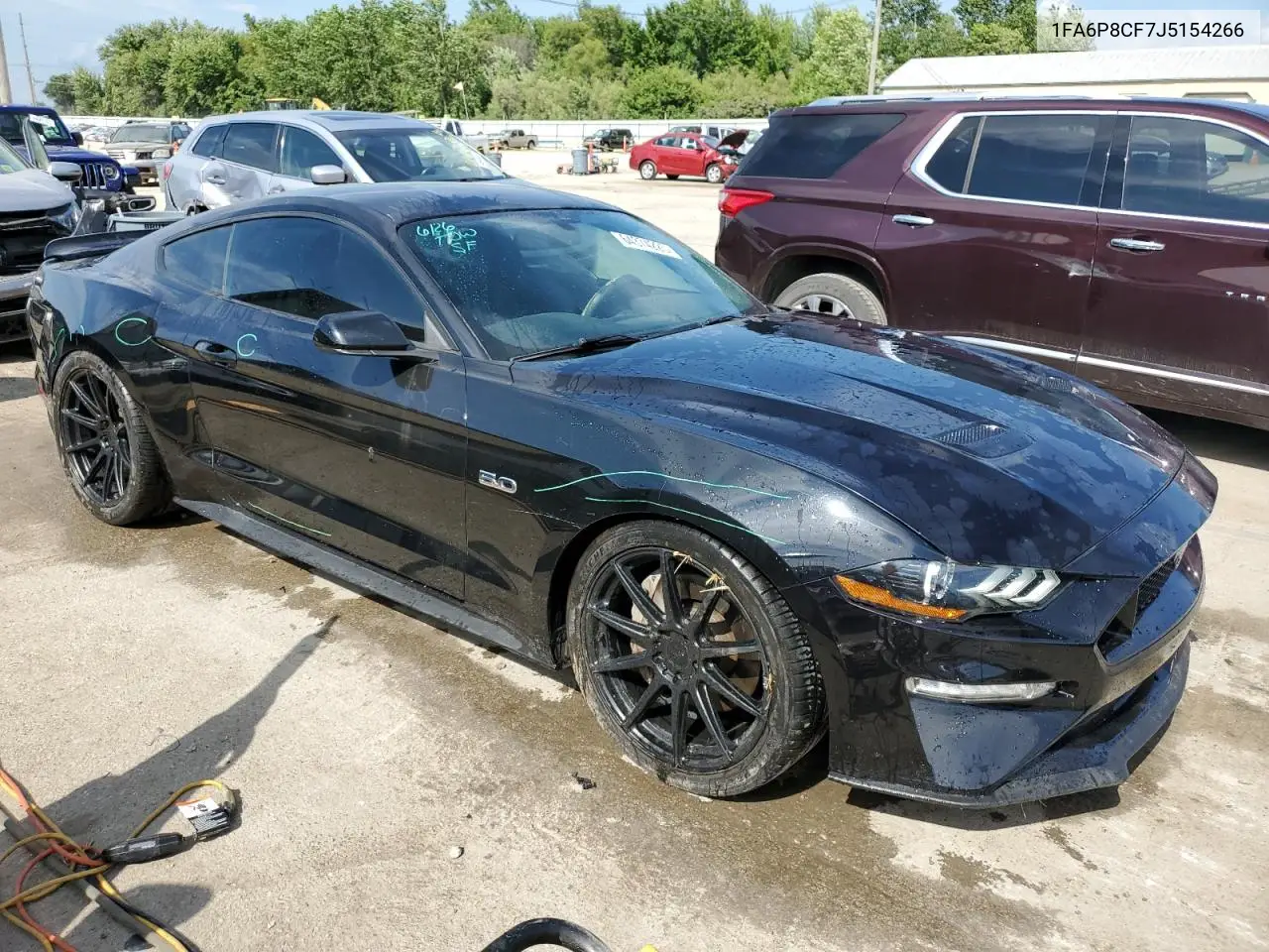 2018 Ford Mustang Gt VIN: 1FA6P8CF7J5154266 Lot: 64374225