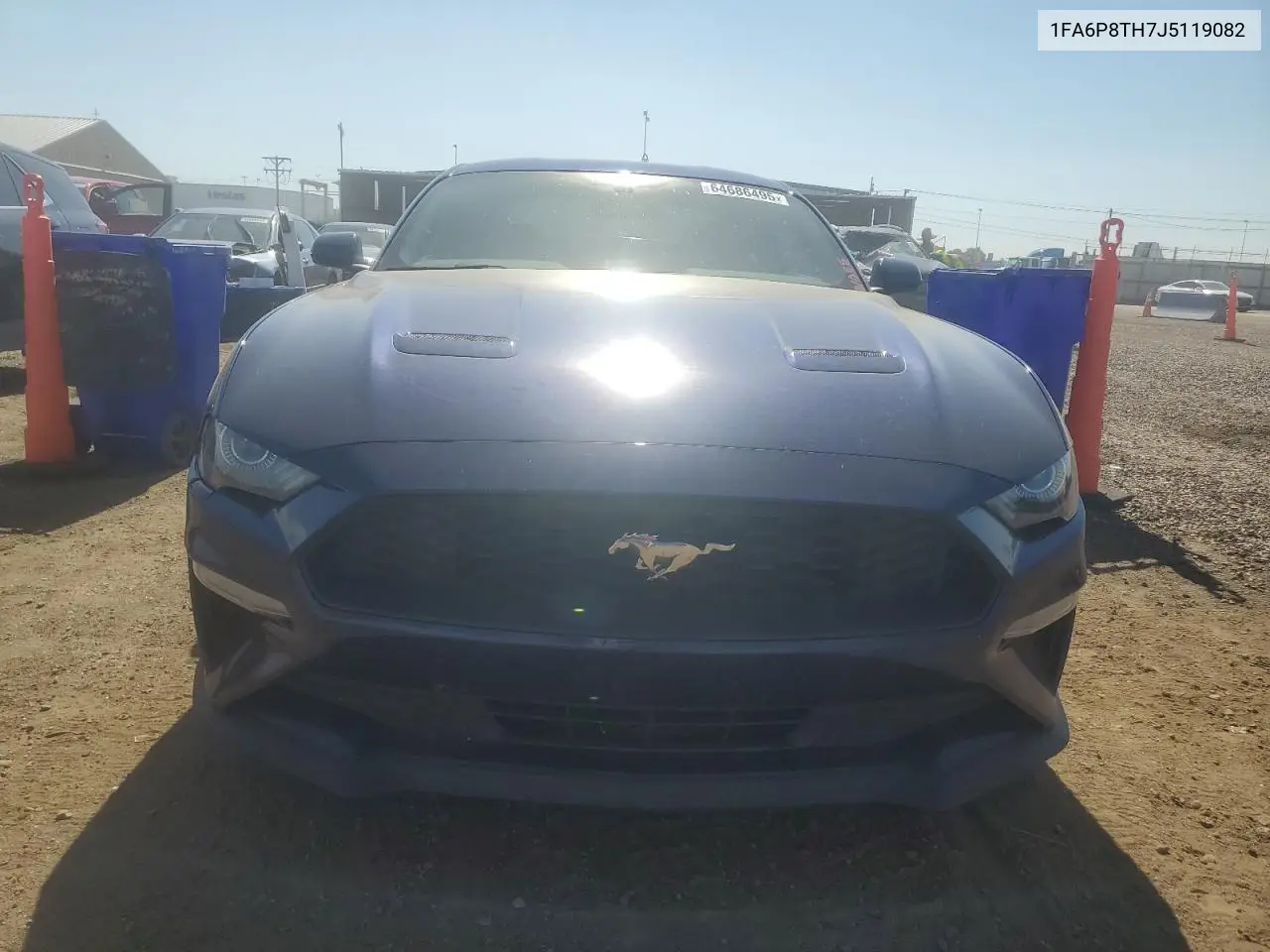 2018 Ford Mustang VIN: 1FA6P8TH7J5119082 Lot: 64686495