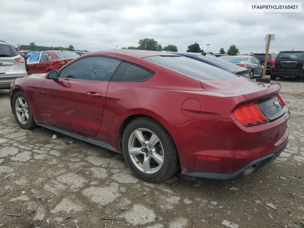 2018 Ford Mustang VIN: 1FA6P8TH2J5165421 Lot: 64835545