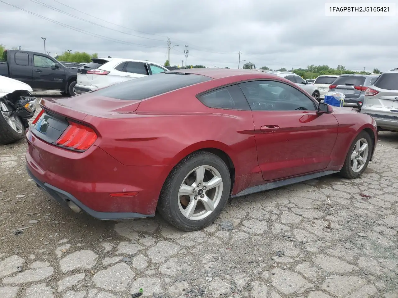 2018 Ford Mustang VIN: 1FA6P8TH2J5165421 Lot: 64835545