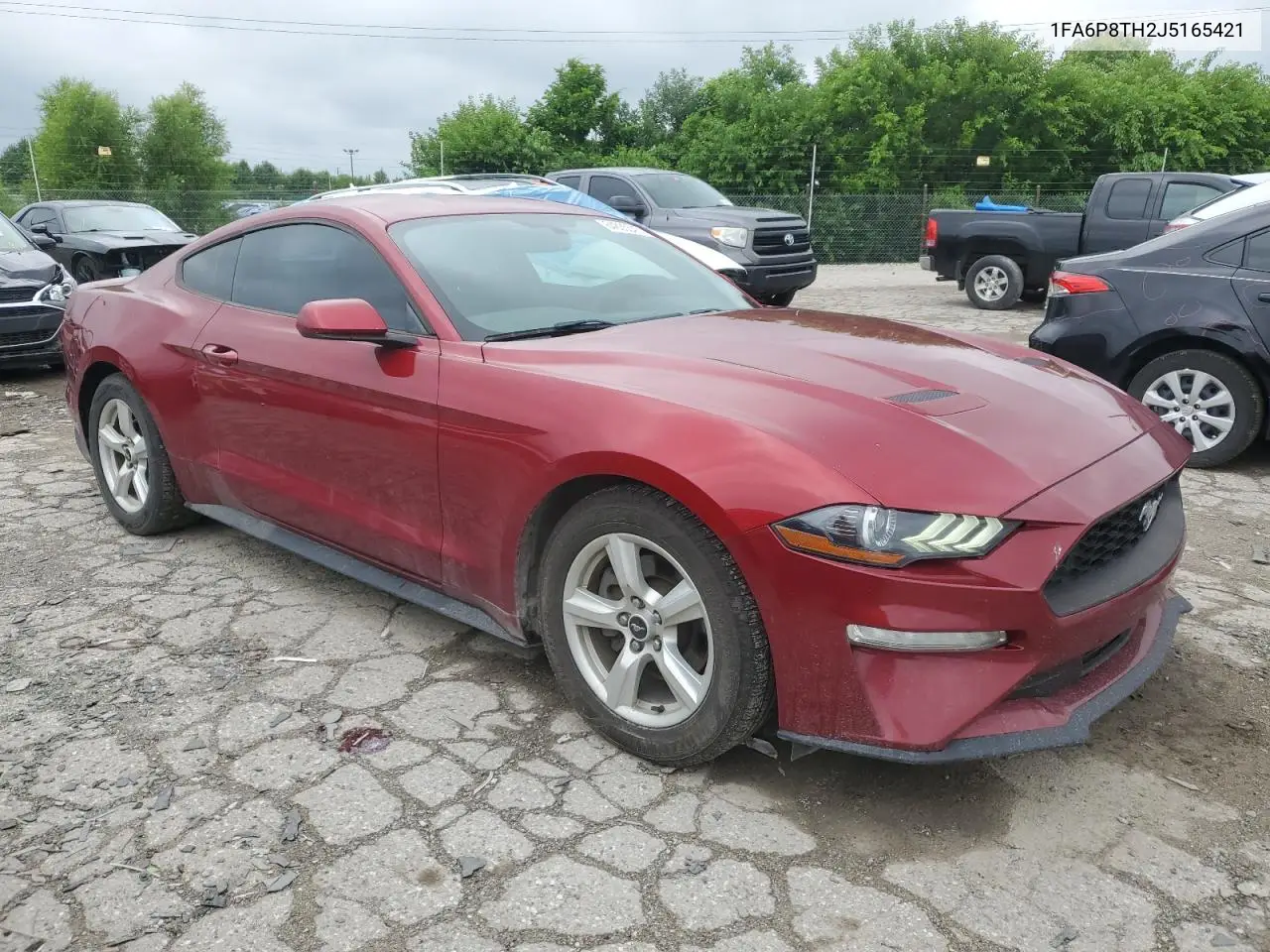 2018 Ford Mustang VIN: 1FA6P8TH2J5165421 Lot: 64835545