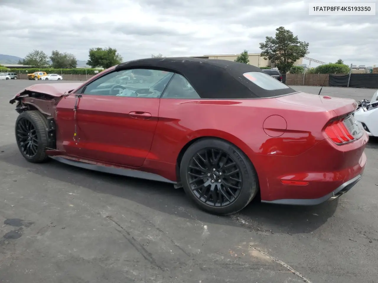 2019 Ford Mustang Gt VIN: 1FATP8FF4K5193350 Lot: 54362005