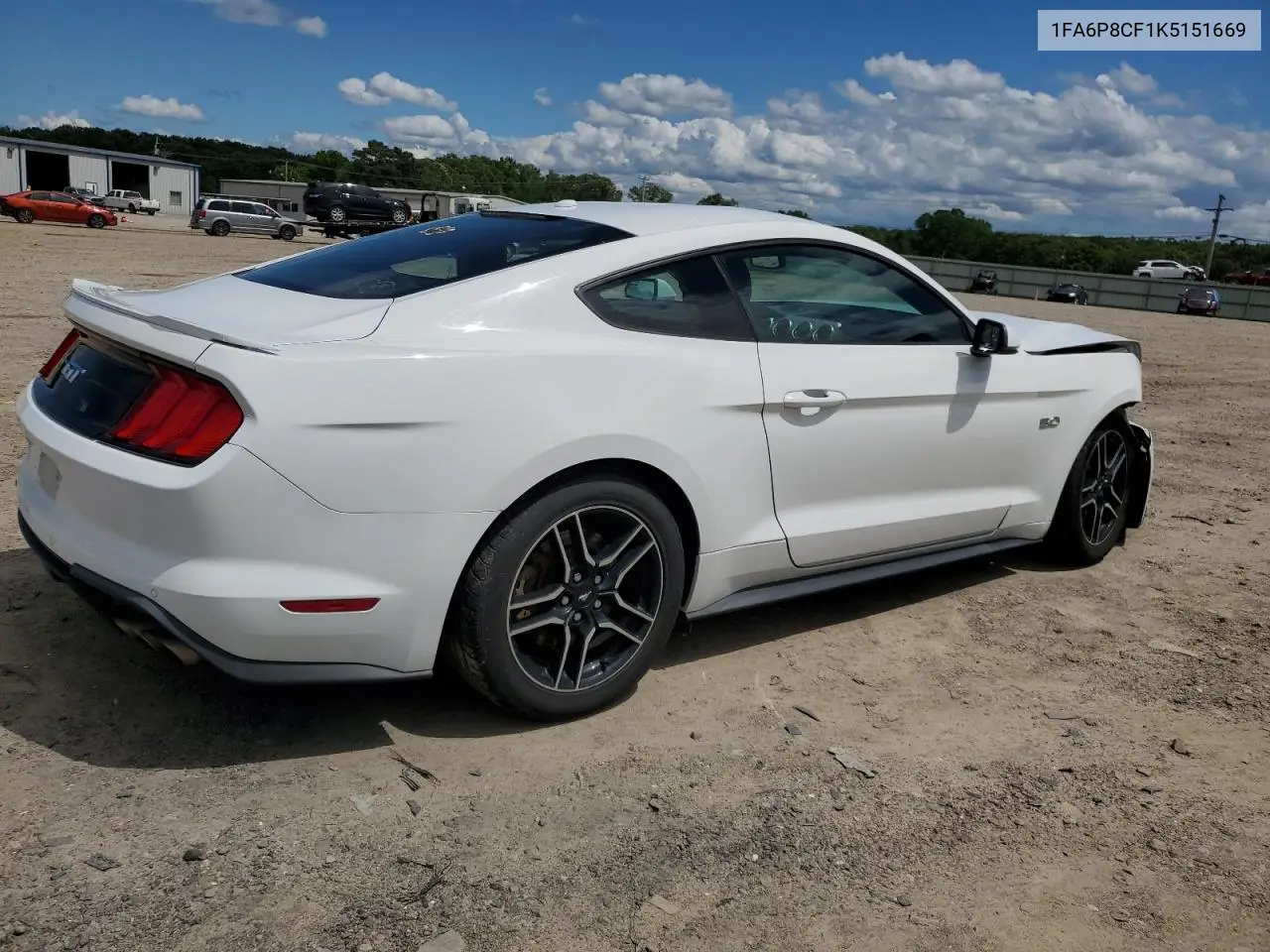 2019 Ford Mustang Gt VIN: 1FA6P8CF1K5151669 Lot: 55946135
