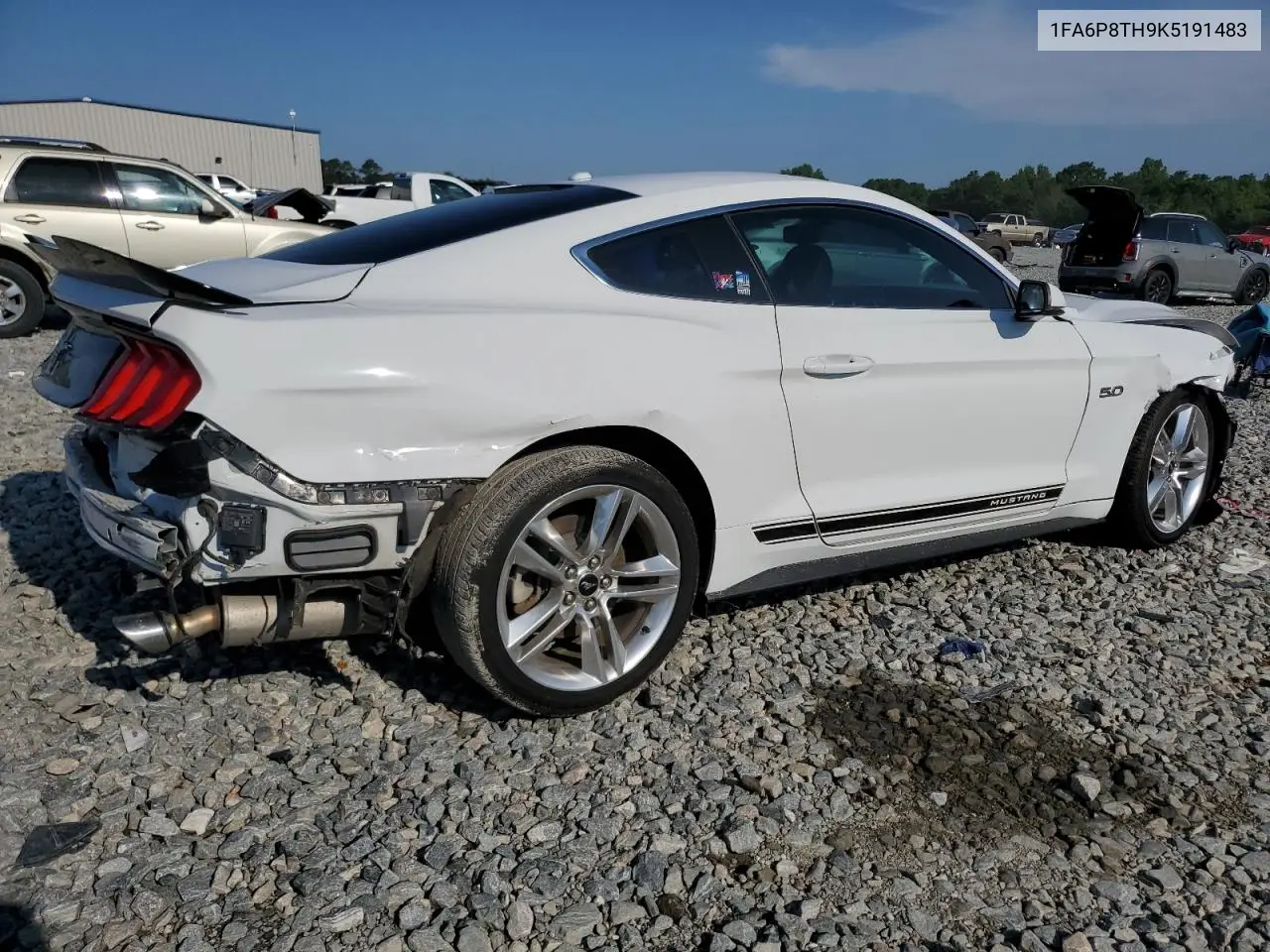 2019 Ford Mustang VIN: 1FA6P8TH9K5191483 Lot: 56334565