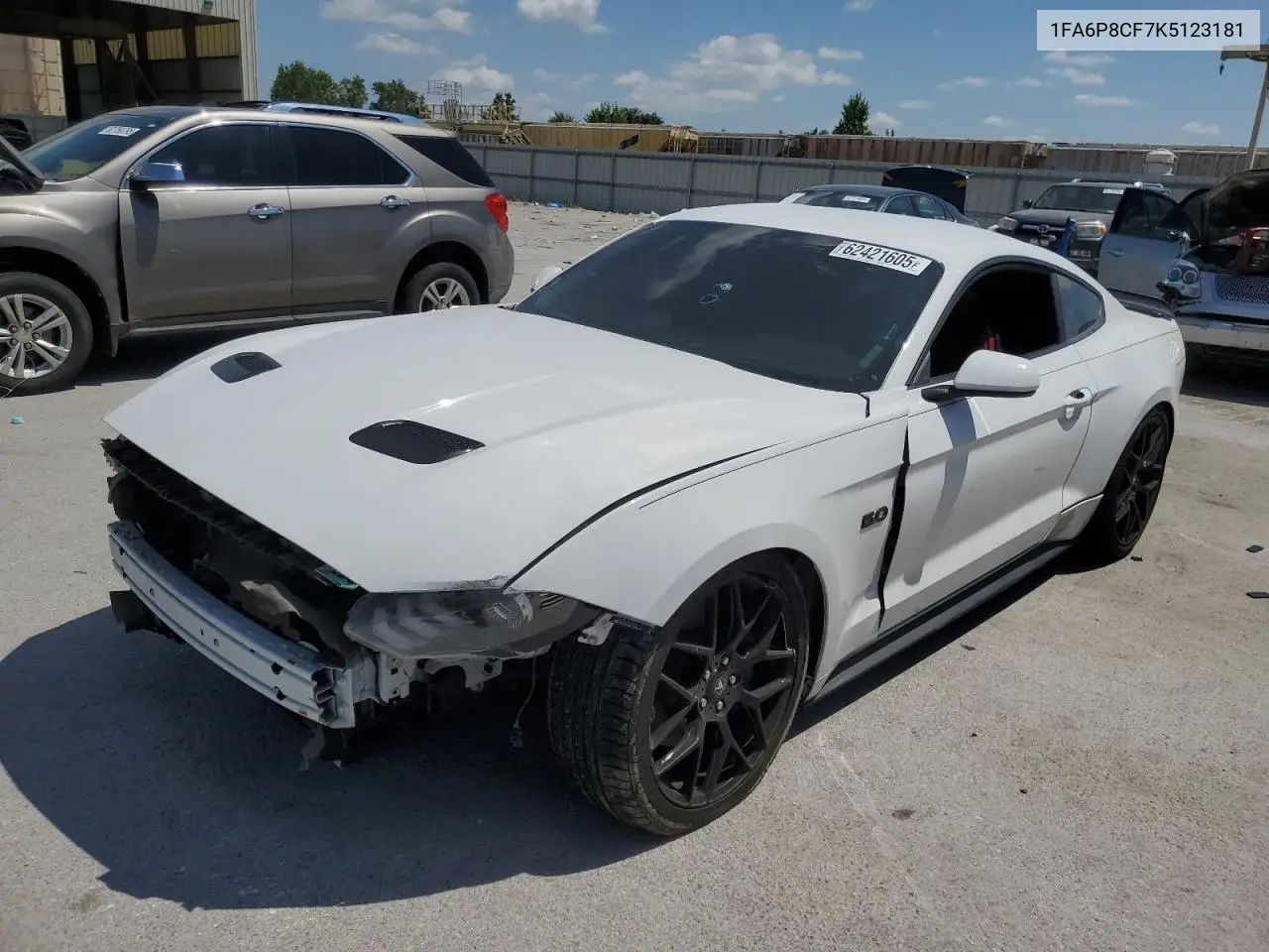 2019 Ford Mustang Gt VIN: 1FA6P8CF7K5123181 Lot: 62421605