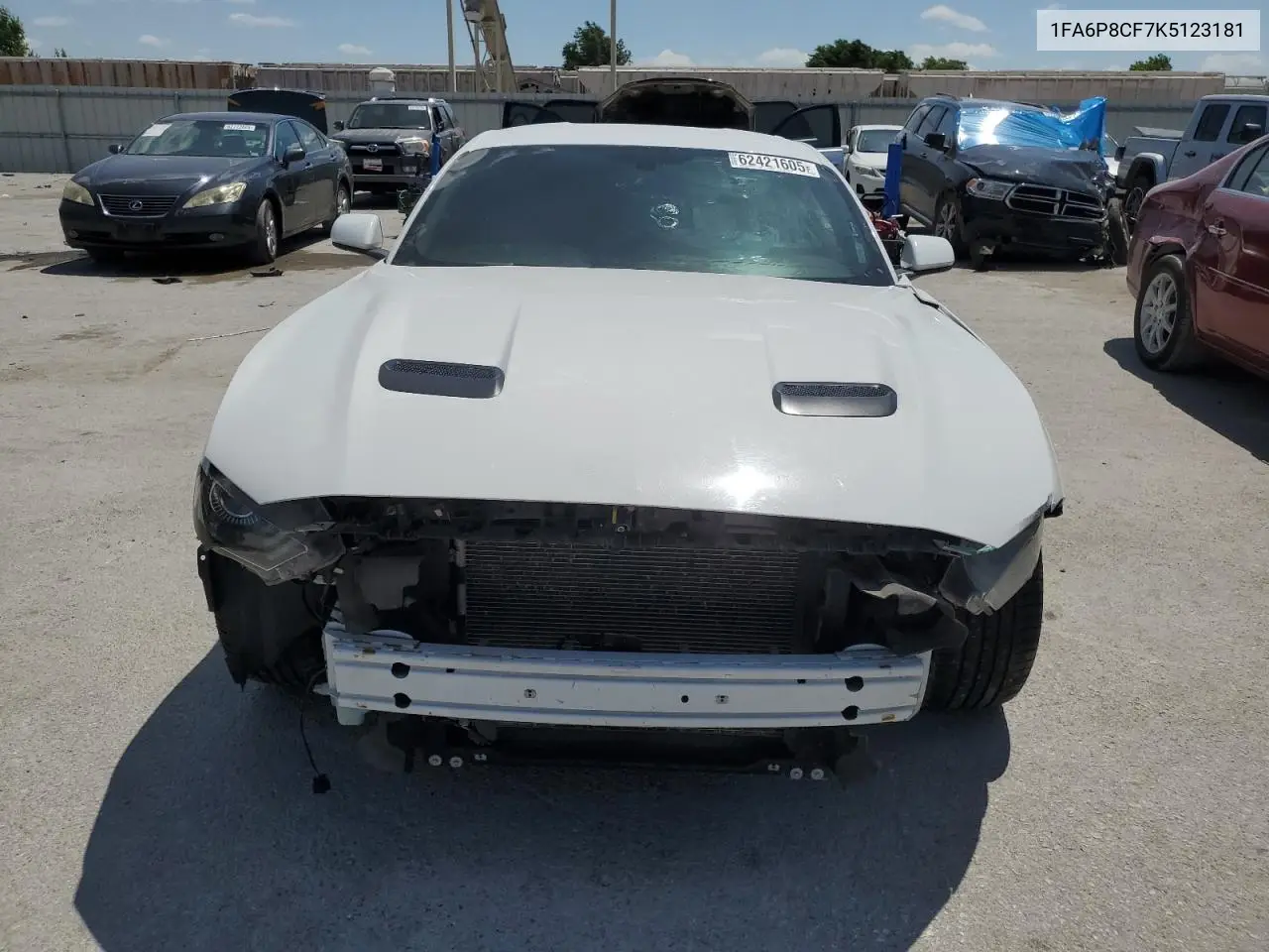2019 Ford Mustang Gt VIN: 1FA6P8CF7K5123181 Lot: 62421605