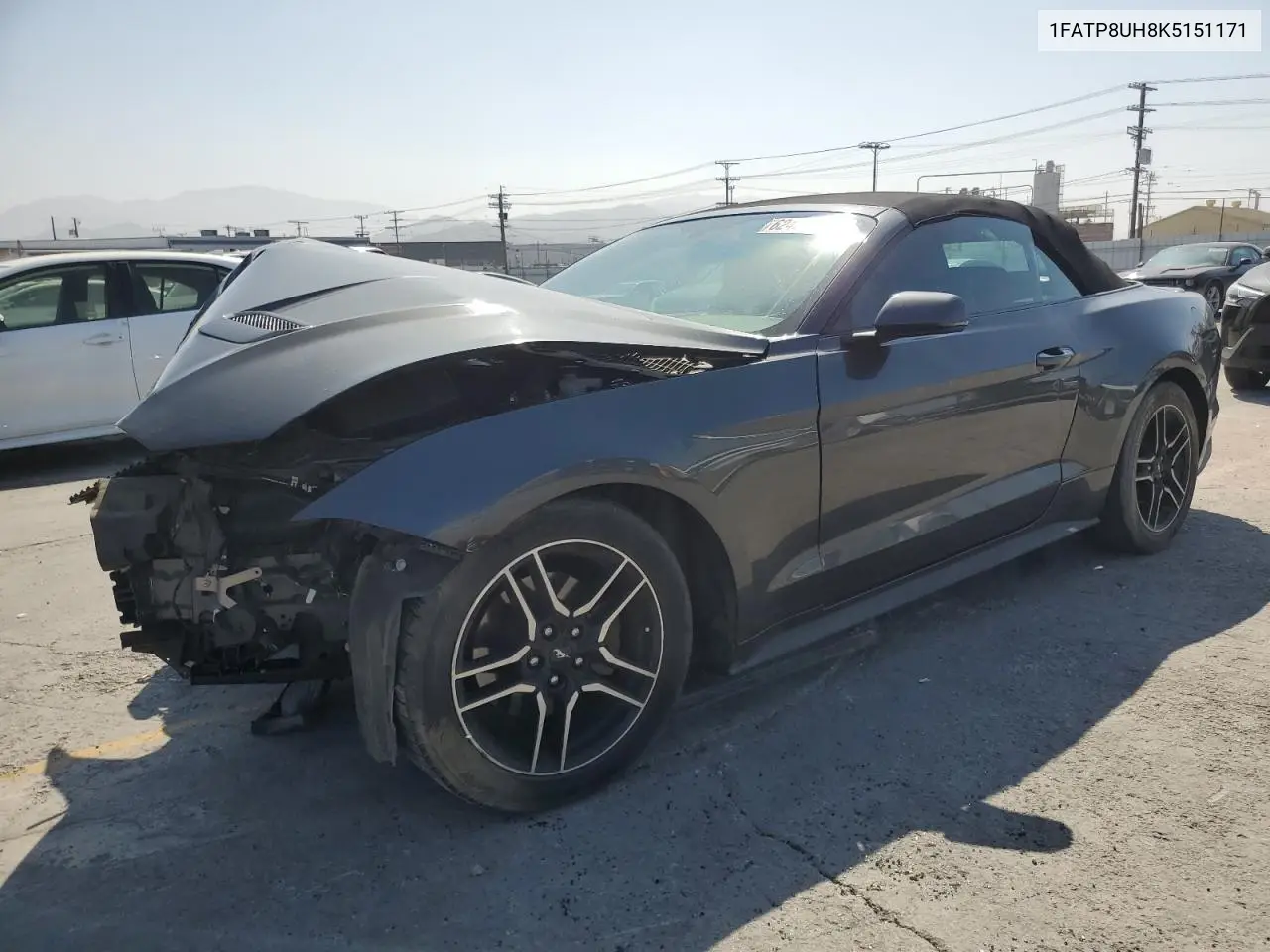 2019 Ford Mustang VIN: 1FATP8UH8K5151171 Lot: 62424685