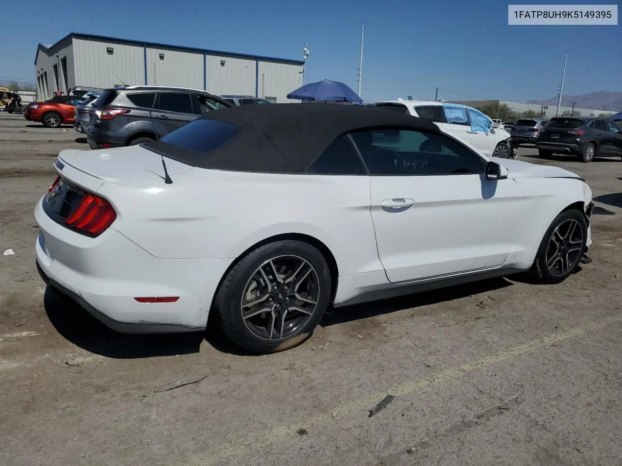 2019 Ford Mustang VIN: 1FATP8UH9K5149395 Lot: 62725465