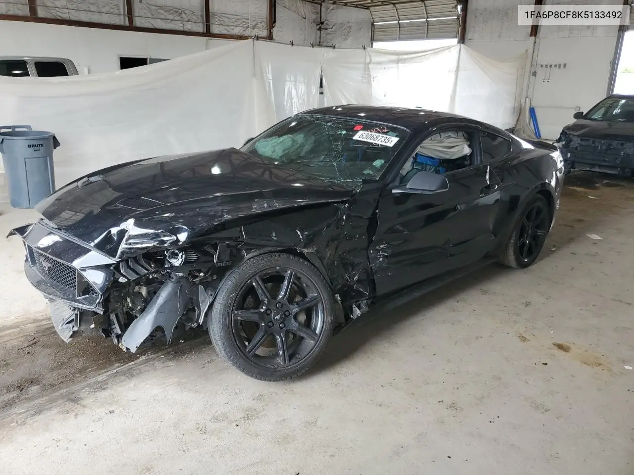 2019 Ford Mustang Gt VIN: 1FA6P8CF8K5133492 Lot: 63068735