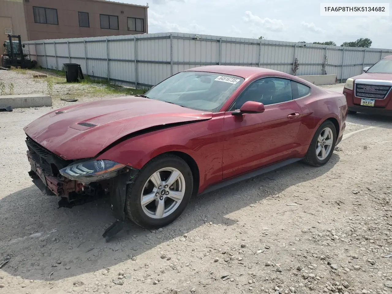 2019 Ford Mustang VIN: 1FA6P8TH5K5134682 Lot: 64516735