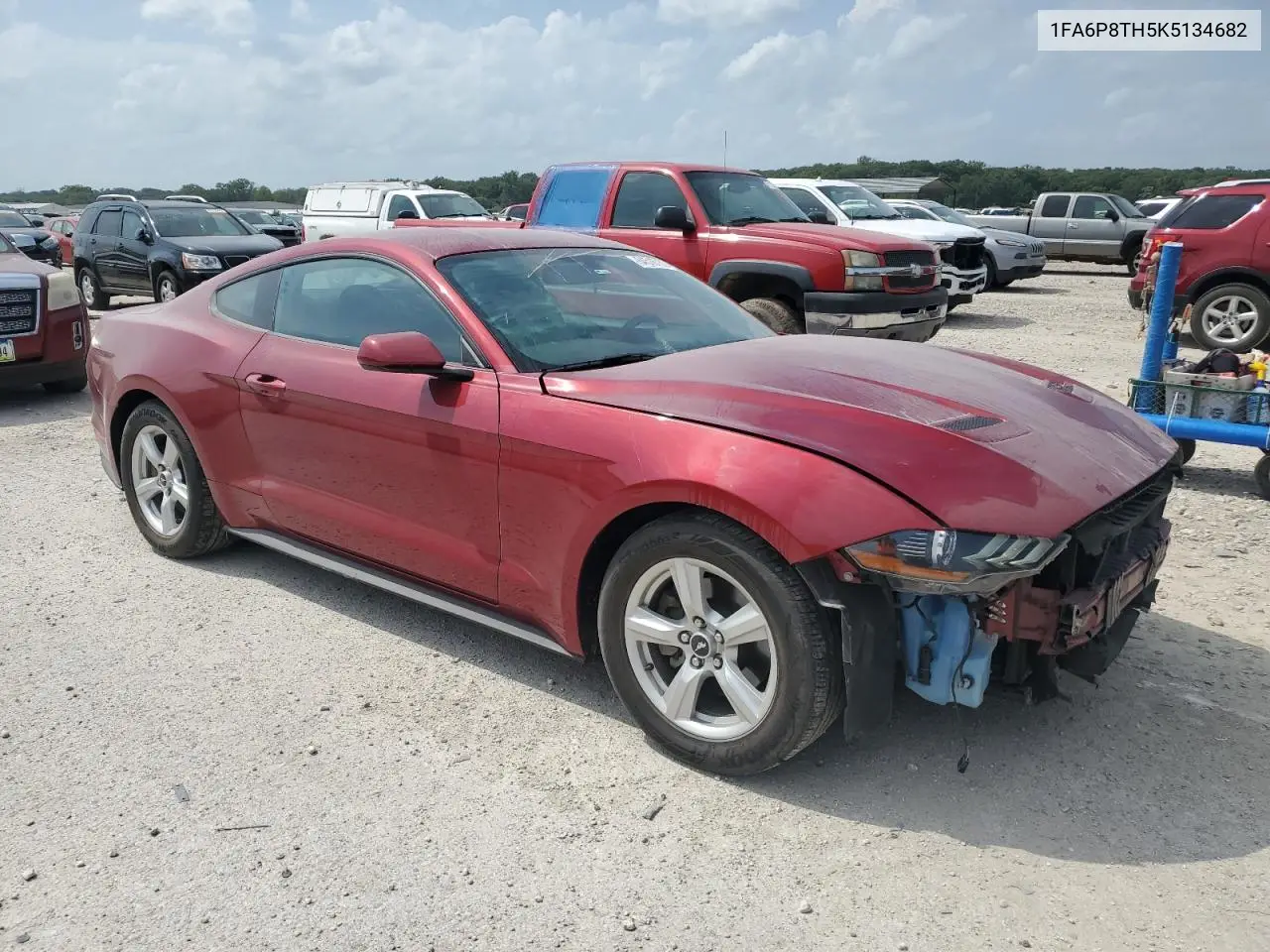 2019 Ford Mustang VIN: 1FA6P8TH5K5134682 Lot: 64516735