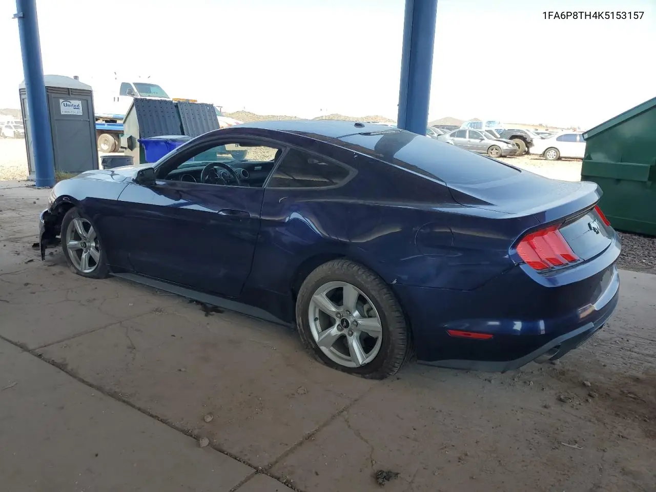 2019 Ford Mustang VIN: 1FA6P8TH4K5153157 Lot: 64813555