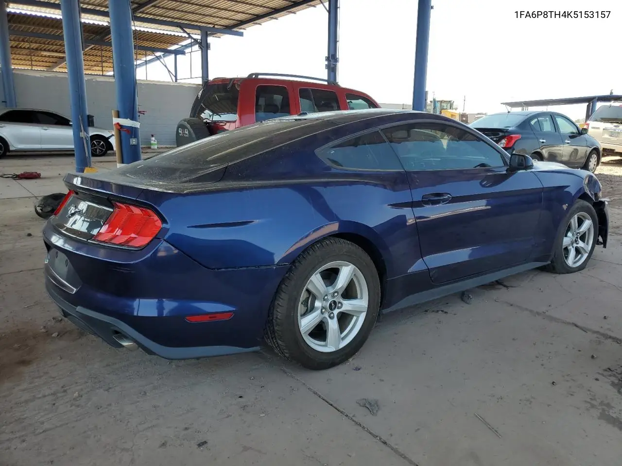 2019 Ford Mustang VIN: 1FA6P8TH4K5153157 Lot: 64813555