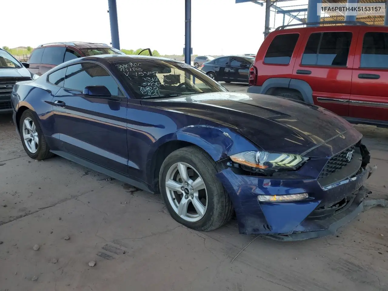 2019 Ford Mustang VIN: 1FA6P8TH4K5153157 Lot: 64813555