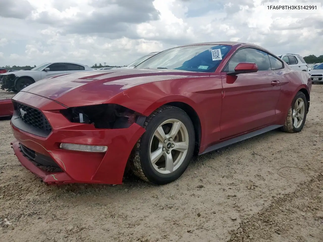 2019 Ford Mustang VIN: 1FA6P8TH3K5142991 Lot: 64833605