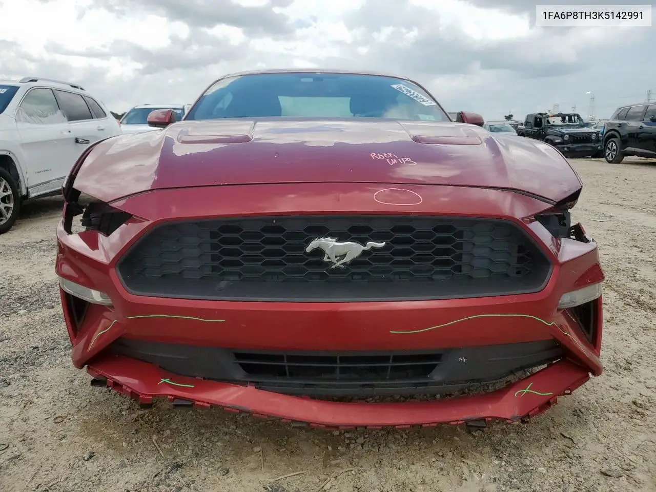 2019 Ford Mustang VIN: 1FA6P8TH3K5142991 Lot: 64833605