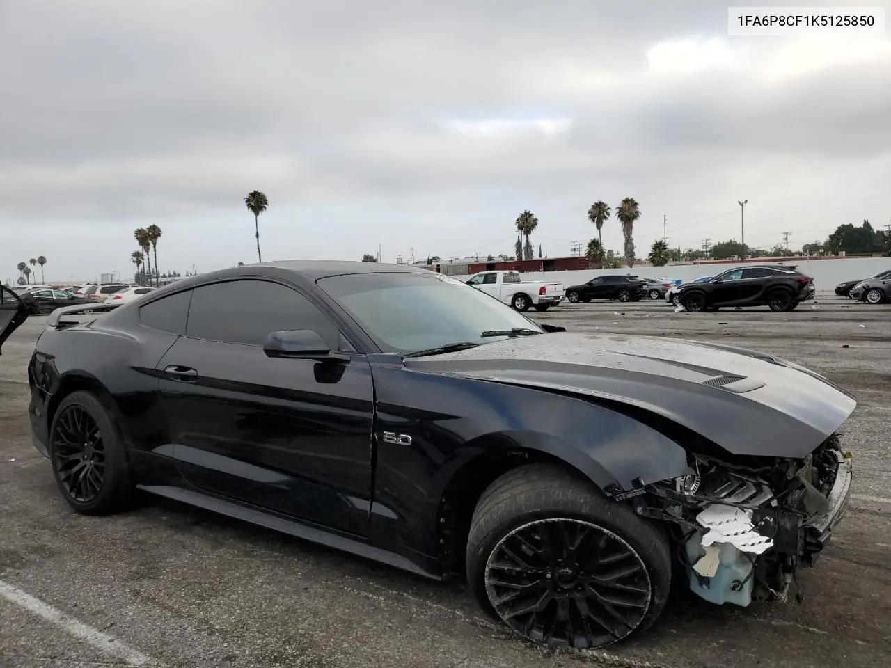 2019 Ford Mustang Gt VIN: 1FA6P8CF1K5125850 Lot: 64907675