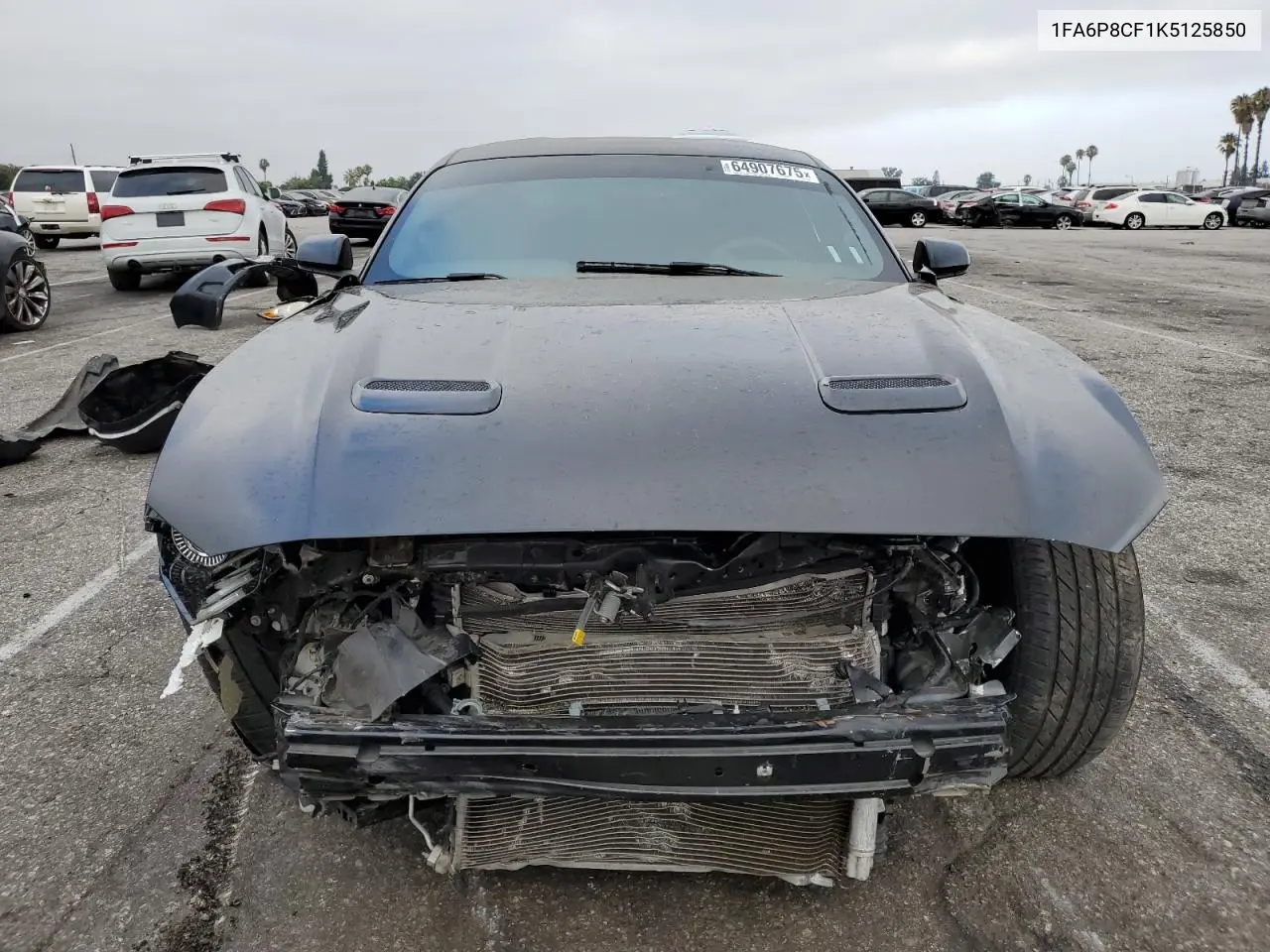 2019 Ford Mustang Gt VIN: 1FA6P8CF1K5125850 Lot: 64907675