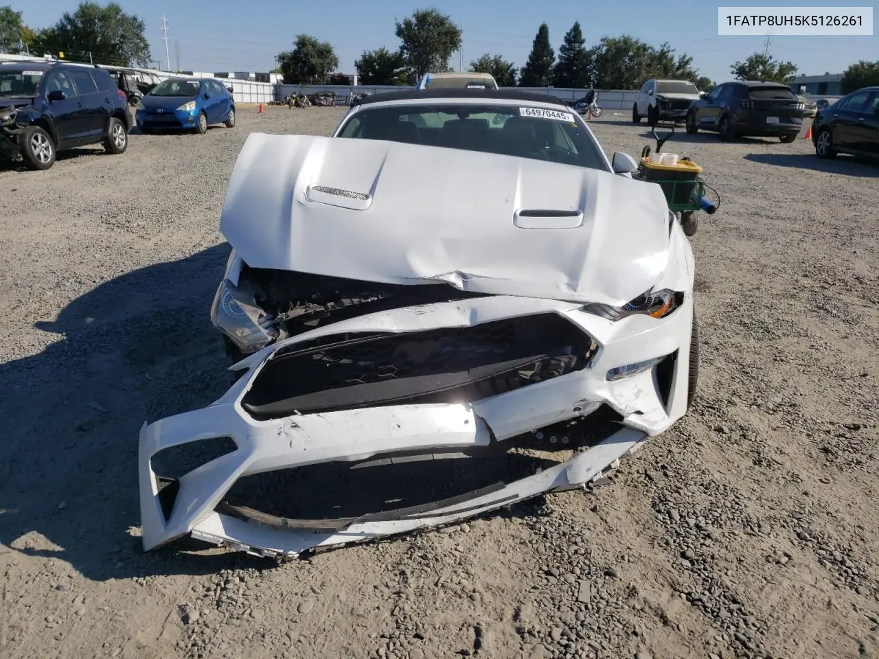 2019 Ford Mustang VIN: 1FATP8UH5K5126261 Lot: 64970445