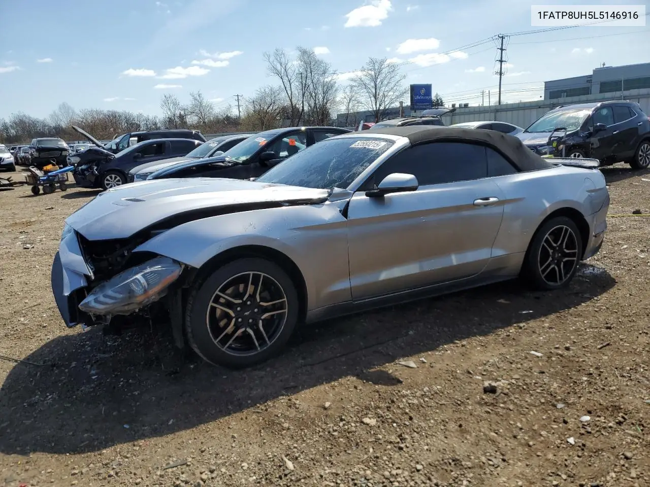 2020 Ford Mustang VIN: 1FATP8UH5L5146916 Lot: 52550215