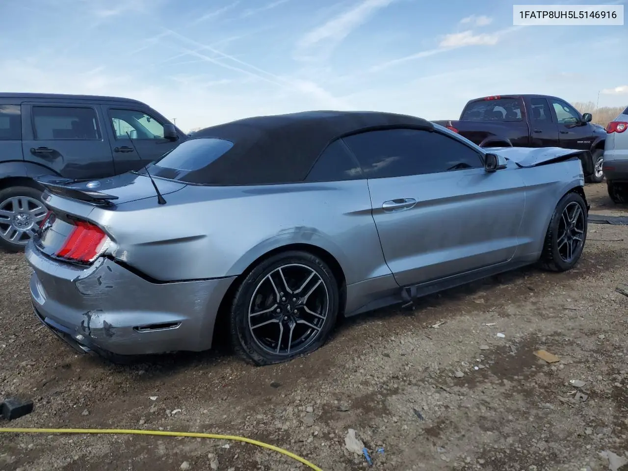 2020 Ford Mustang VIN: 1FATP8UH5L5146916 Lot: 52550215