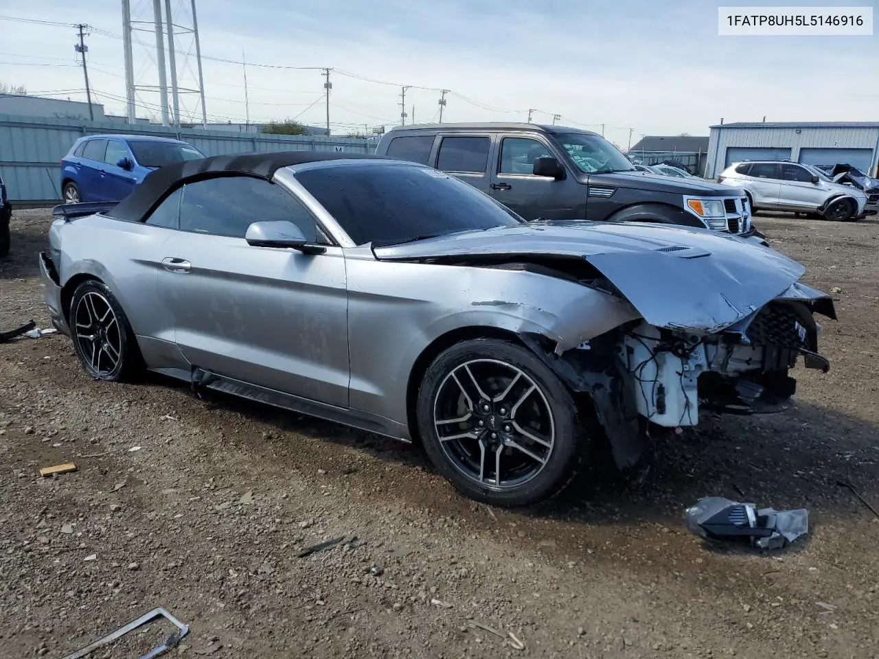 2020 Ford Mustang VIN: 1FATP8UH5L5146916 Lot: 52550215