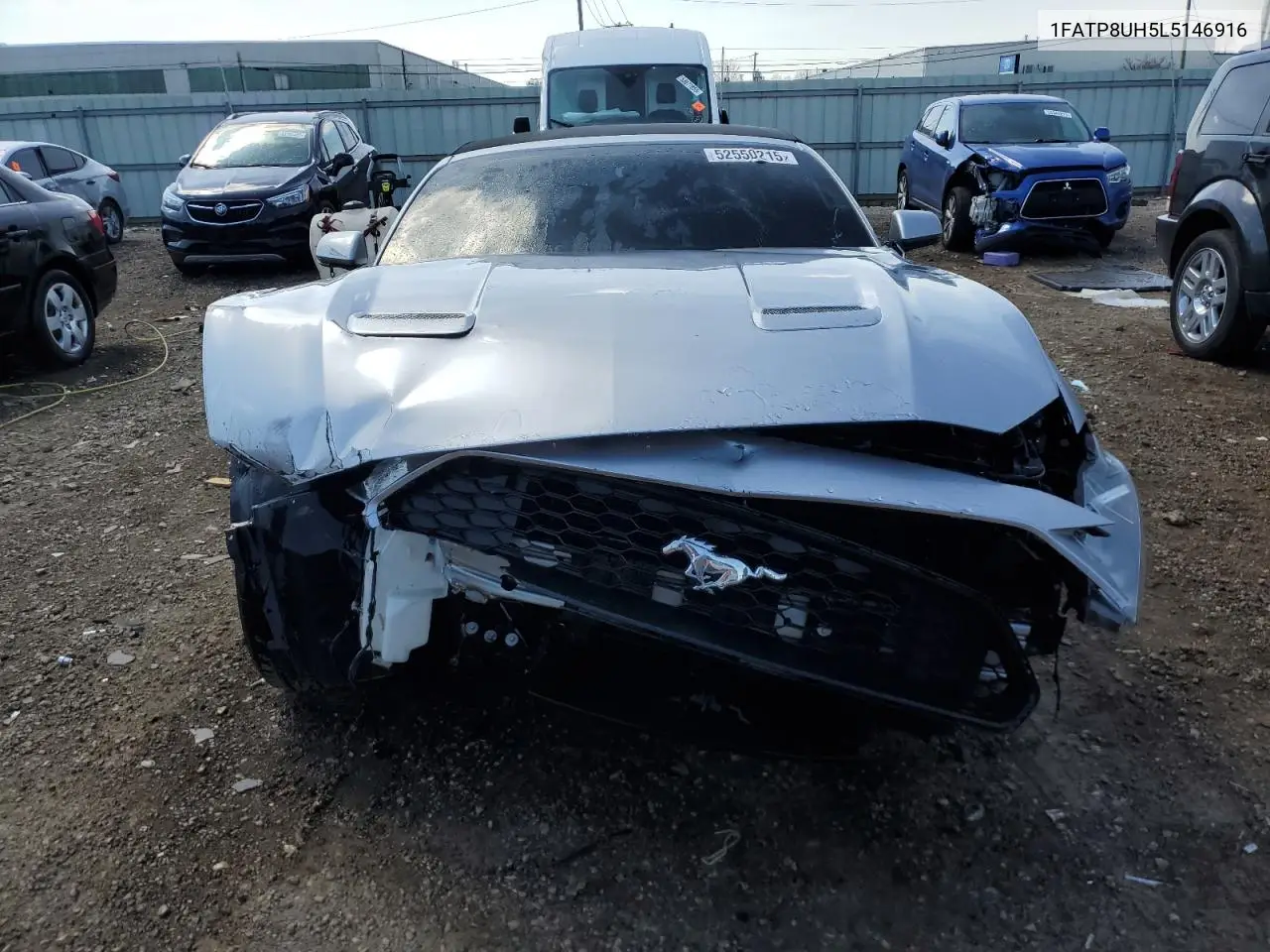 2020 Ford Mustang VIN: 1FATP8UH5L5146916 Lot: 52550215