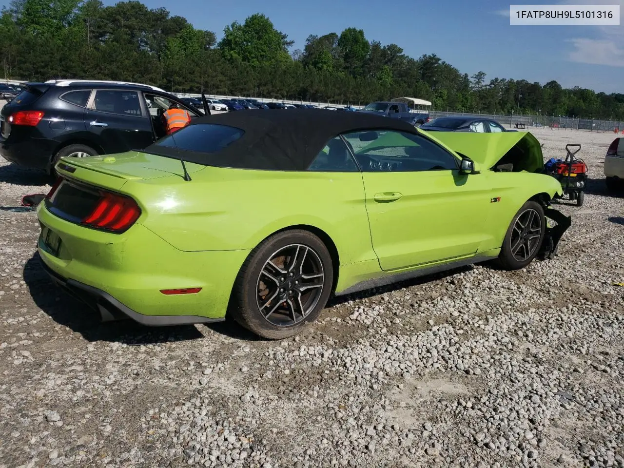 2020 Ford Mustang VIN: 1FATP8UH9L5101316 Lot: 56890635