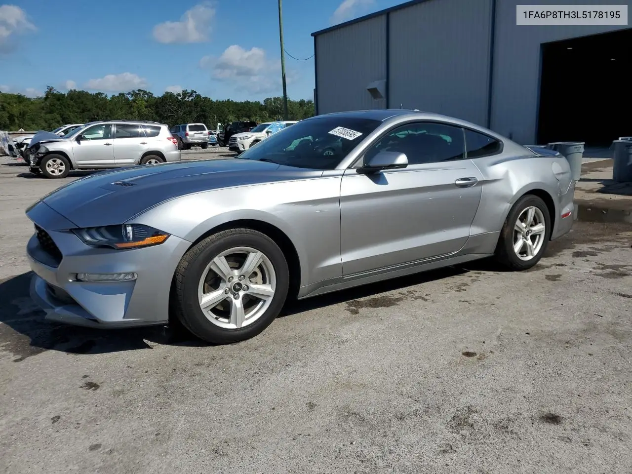 2020 Ford Mustang VIN: 1FA6P8TH3L5178195 Lot: 57035695